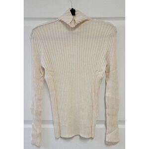 NORR Chelsea Long Sleeve Knit Top Off White Women's EUR Size 42/XL